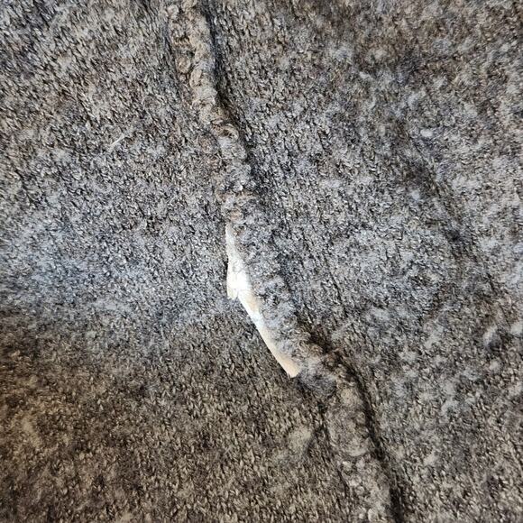 Zara Knitwear Fancy Winter Collection Gray Poncho Kid's 11-12 Yr EUC - Picture 6 of 8